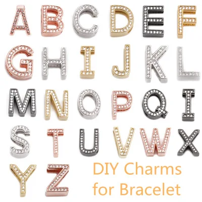 DIY Bracelet Панк Для мужчин Для женщин Ювелирные изделия из кристаллов и надписью "сделай сам" black rose золото Нержавеющая сталь браслет fмода браслеты браслет B137 - Окраска металла: DIY Bracelet