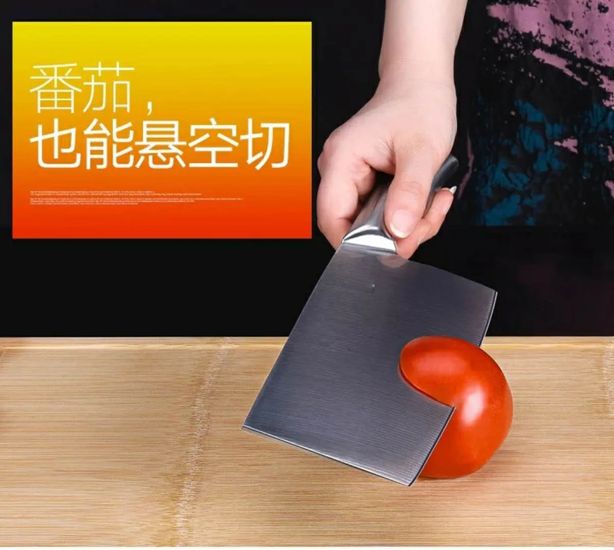 koohoo 3CR13 Stainless Steel 7 inch Cleaver Knife Heavy Duty High Quality Professional Chinese Kitchen Knife Chef Knife