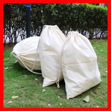 500 шт./лот) размер 20x30 см Органическая Хлопковая сумка с логотипом на заказ