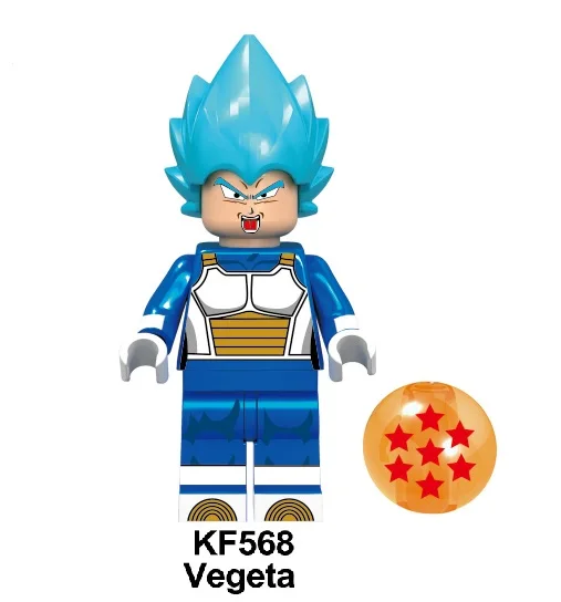Одна распродажа, строительные блоки, кубики, супер плавки, серия Dragon Ball, Son Goku Majin, фигурки для детей, игрушки KF6042 - Цвет: KF568 Without Box