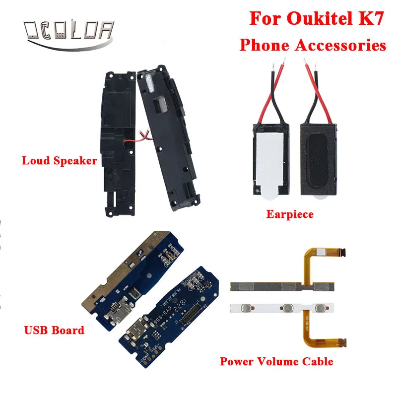 Ocolor для Oukitel K7 силовой объемный кабель USB плата разъем зарядки динамик громкий