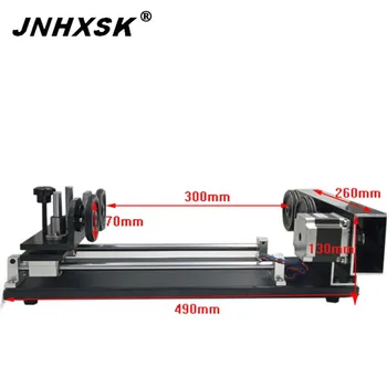 

JNHXSK High quality Rotary Axis for laser engraving cuter machine portable desktop cheaper price CNC CO2 carve glass cup engrave