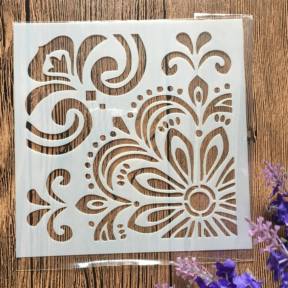 1 шт. задний план DIY Craft Многослойные трафареты настенная живопись штампованная