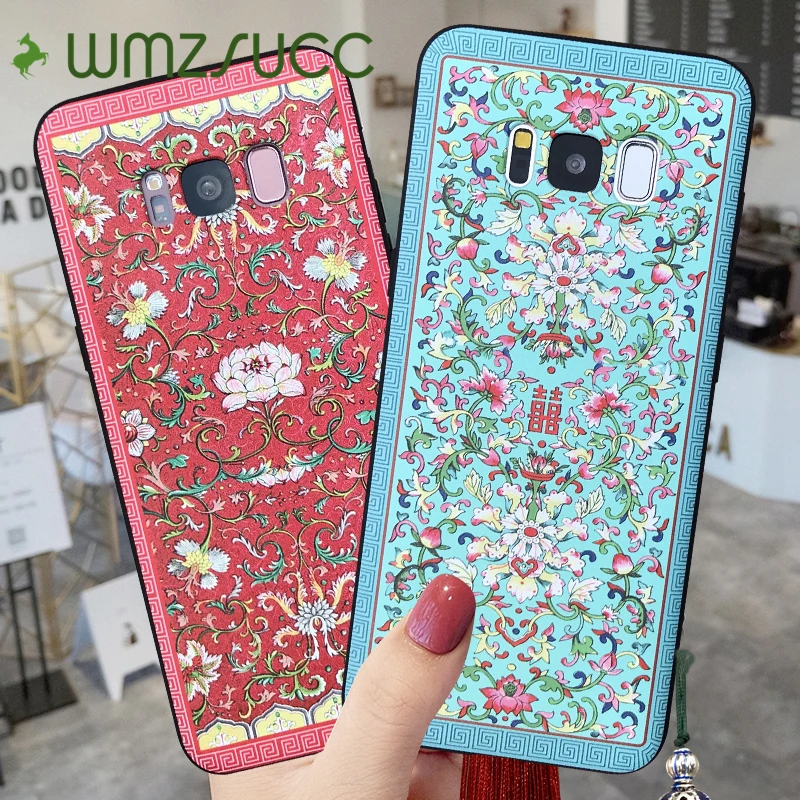WMZSUCC Chinese Traditional Print Soft Phone Case Back Cover For