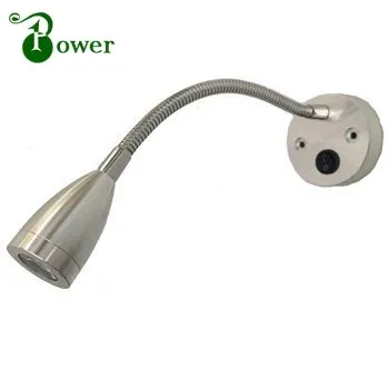 12v reading light with flexible arm