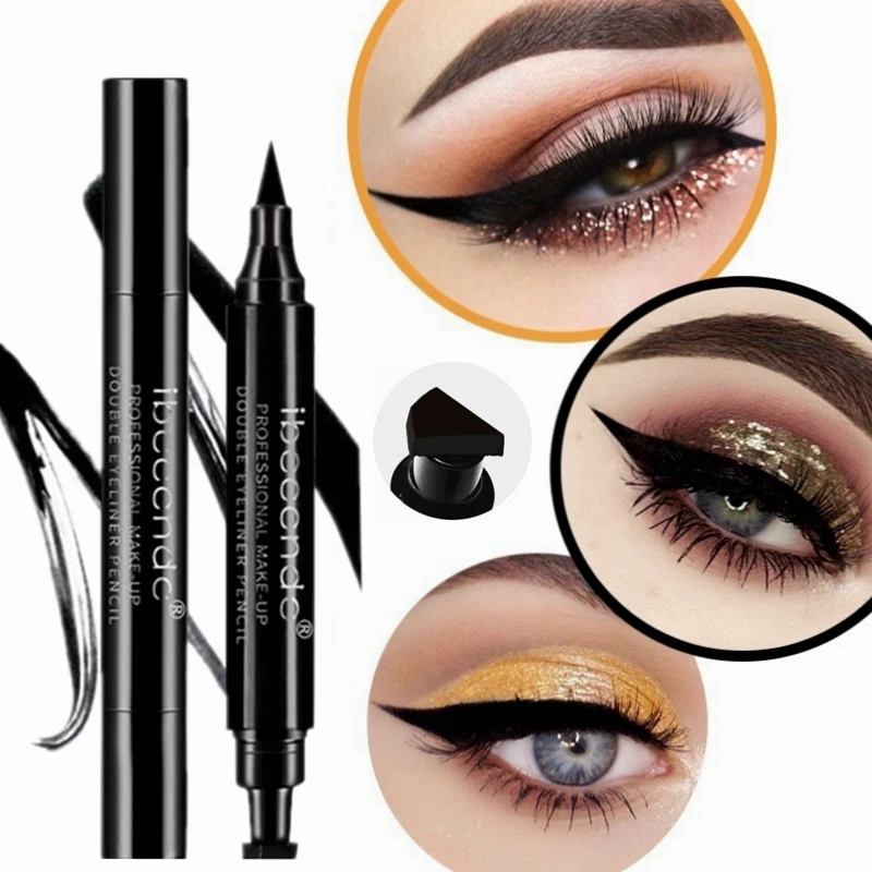 How To Apply Eyeliner With A Stamp WINGED EYELINER STAMP TESTED