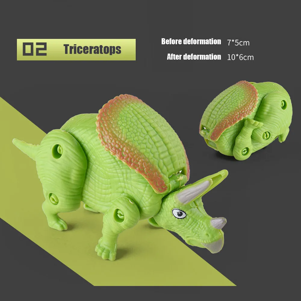 Трансформер моделирование Игрушечная модель динозавра деформированный Динозавр яйцо коллекция для ребенка волшебное высиживание и выращивание динозавра игрушки Dropship16