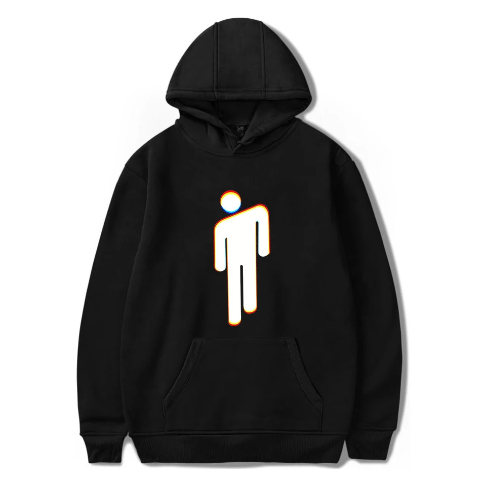 

2019 New print singer Billie Eilish Hooded Women/Men popular Clothes Harajuku Casual Hot Sale Hoodies sweatshirt Plus Size