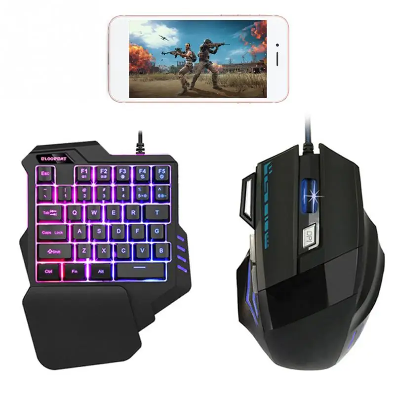 Keyboard and mouse PUBG адаптер конвертер игровая клавиатура мышь конвертер мобильный Геймпад контроллер Bluetooth 4,1 Plug and Play для Android ios - Цвет: Keyboard and mouse