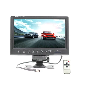 

20Pcs/Lot 9" TFT LCD Display Car Rear View Headrest Monitor For DVD Reversing Camera 800 x 480 With Remote Controller