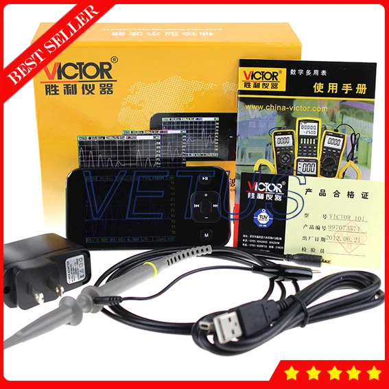 VICTOR101 Accuracy oscilloscope automotive with good quality Portable Oscilloscope | Инструменты