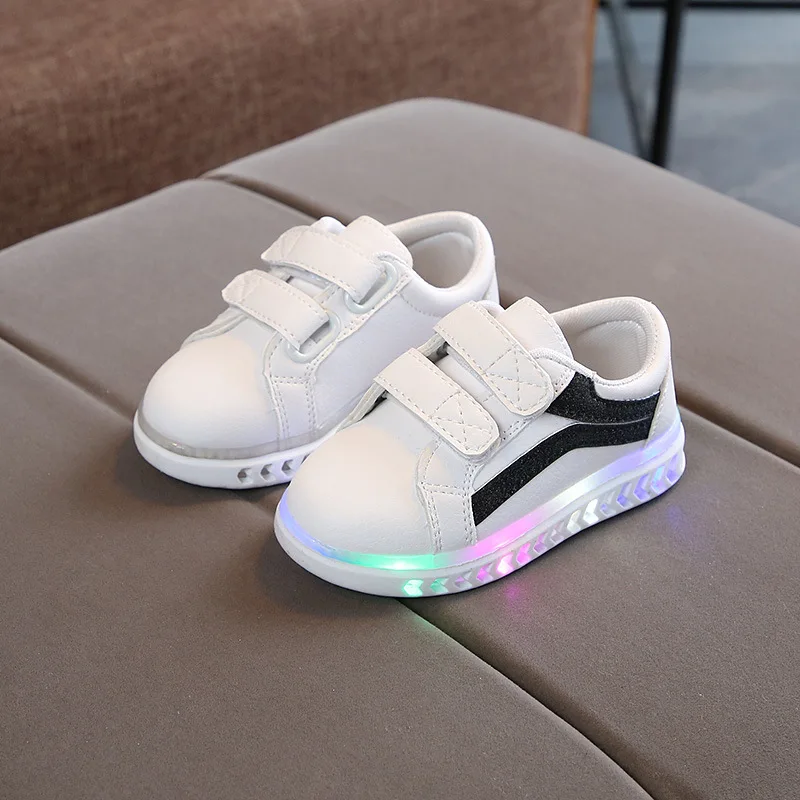 Infant tennis All seasons sports running baby casual shoes cool casual hot sales baby sneakers LED lighted girls boys shoes