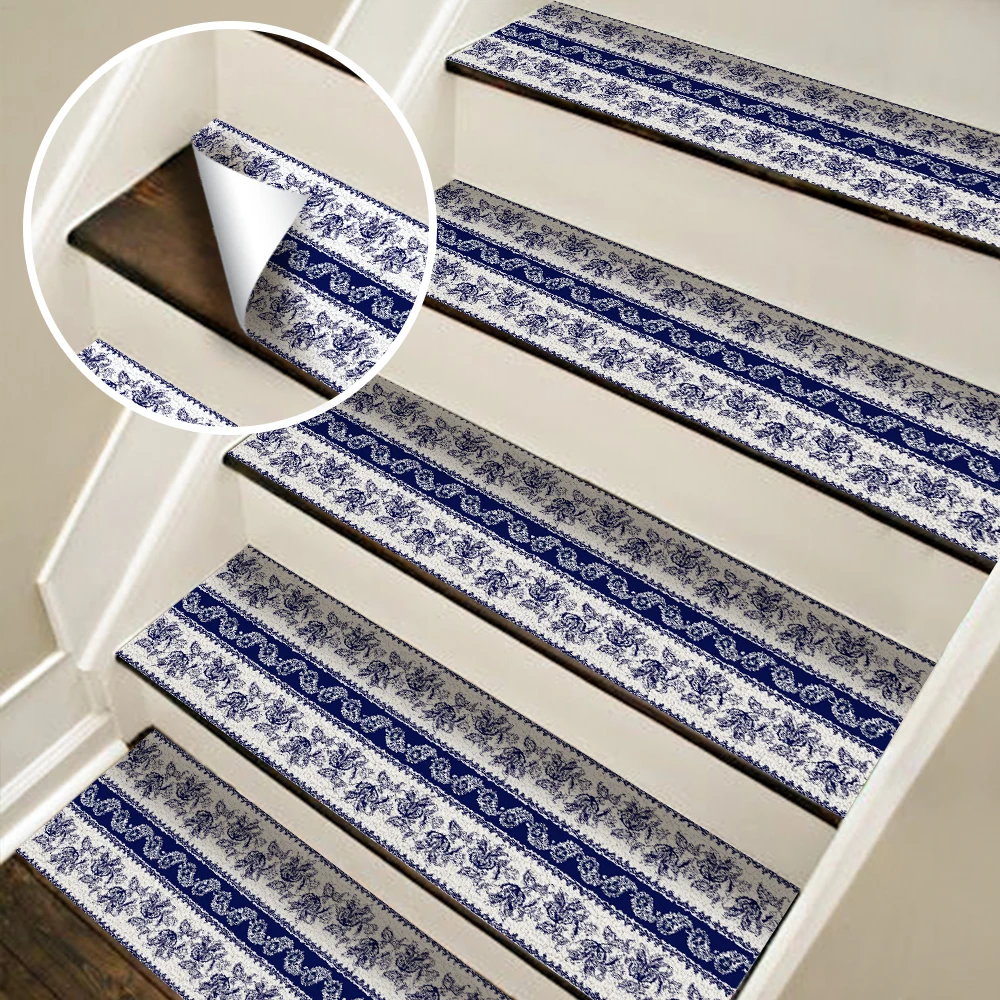 

New Bohemian Style 3D Stair Sticker Waterproof Self-Adhesive Art Decal Wallpaper for Kitchen Bathroom Removable Home Decoration