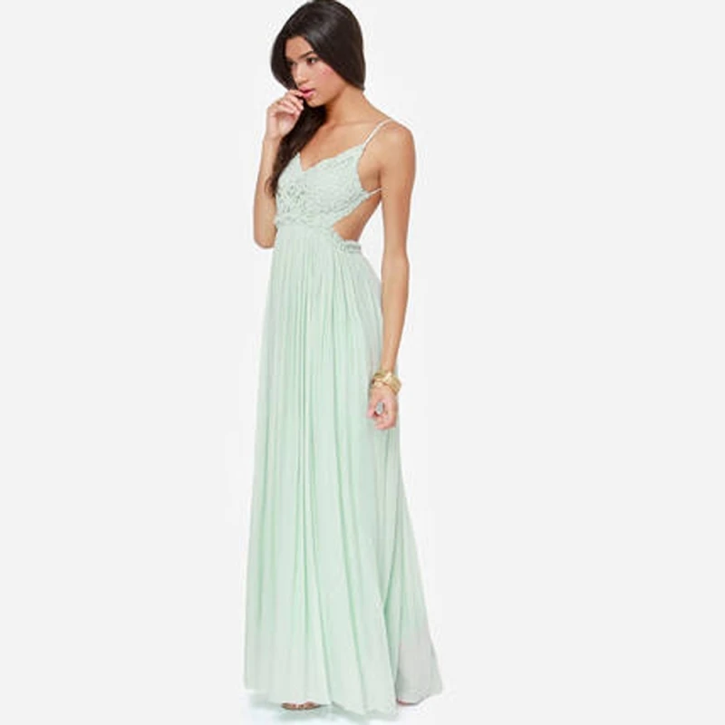 innocence cutaway maxi dress