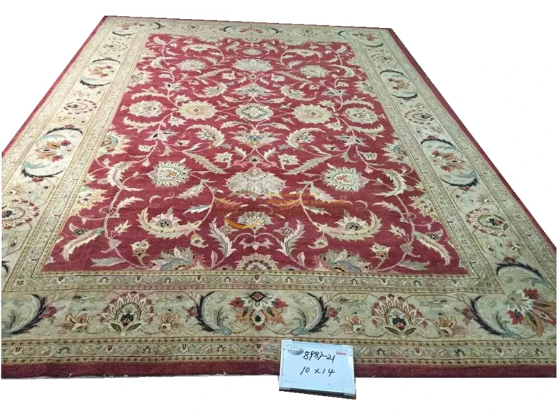 Один экспорт турецкие ковры ручной работы OUSHAK Ozarks ковер из чистой шерстяной 8987-21 10X14gc158zieyg14