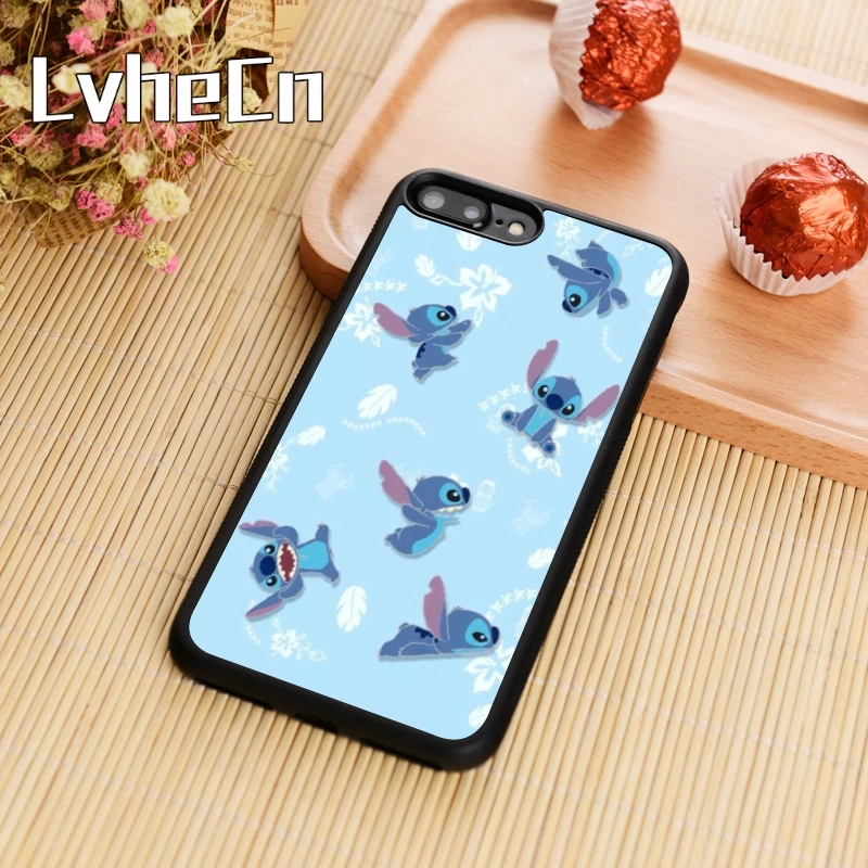 LvheCn Ohana Means Family Lilo Stich funny Phone Case Cover For iPhone 5 6s 7 8 plus 11 pro X XR XS max Samsung S7edge S8 S9 S10 |