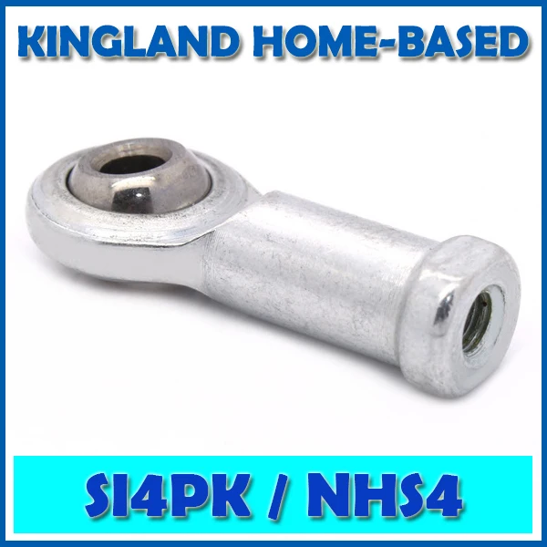 

12 pcs M4 Female Right Hand Thread Rod End Joint Bearing Metric Thread For Delta 3D Printer Parts Accessories SI4TK SI4PK NHS4