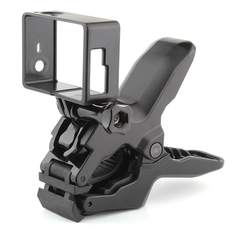 QIUNIU для GoPro аксессуары Jaws Flex Зажим крепление со стандартной рамкой крепление корпуса чехол для GoPro Hero 3 3+ 4 Спортивная камера