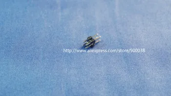 

100pcs 2x2 P 4 Pin 2.0 mm Pin Header male Dual row Straight PCB 180 Through Hole Insulator height 2.00mm Rohs Lead Free