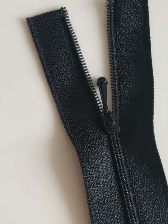 0 zipper black