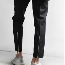 27-44, новинка, Мужская одежда, стилист для волос, модные повседневные штаны на молнии с манжетами, большие размеры, сценические костюмы певицы