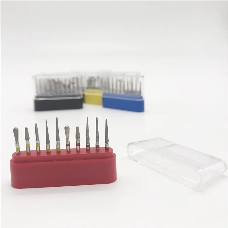 

Dentist Lab 1.6mm FG Diamond Bur Drill Set Fit High Speed Handpieces Polishing For Dental Equipment