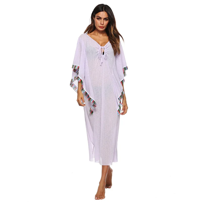 

Beach Outings For Women 2019 Beach Dress Tunics Summer Bikini Cover Up Bathing Suit Swimwear Ladies Loose Pareo Swimsuit Capes