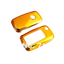 MK6 дистанционного ключа обложка Позолоченные стайлинга автомобилей Chrome для Volkswagen для VW