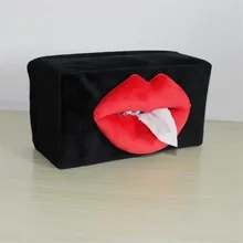 Красный+ черный корпус коробка ткани роскошные чехлы на коробки для салфеток коробки ткани Kleenex коробка