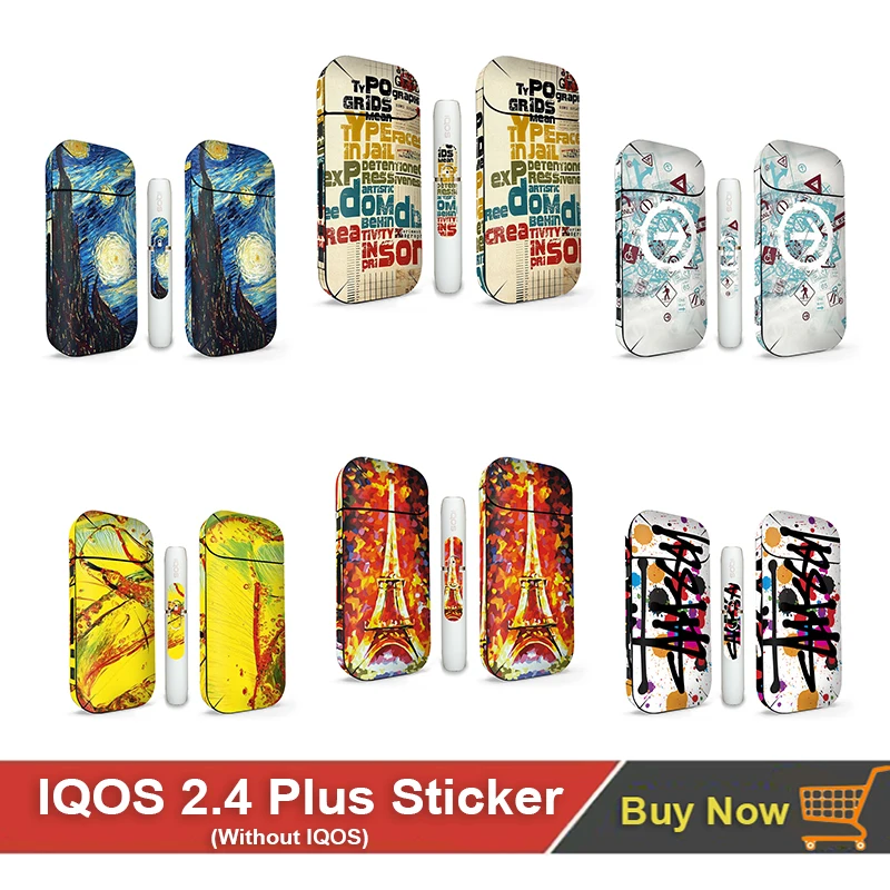 

Cool Design Protective For IQOS Sticker For IQOS 2.4 Plus Skin Cover Sleeve Sticker Hot Sale Decal Sticker