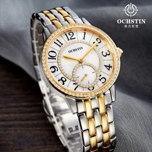 2016 Продажа Марка Ochstin Relogio Feminino Часы Из Нержавеющей Стали Женские Часы Дамы Моды Случайные Кварцевые Наручные Женские Часы