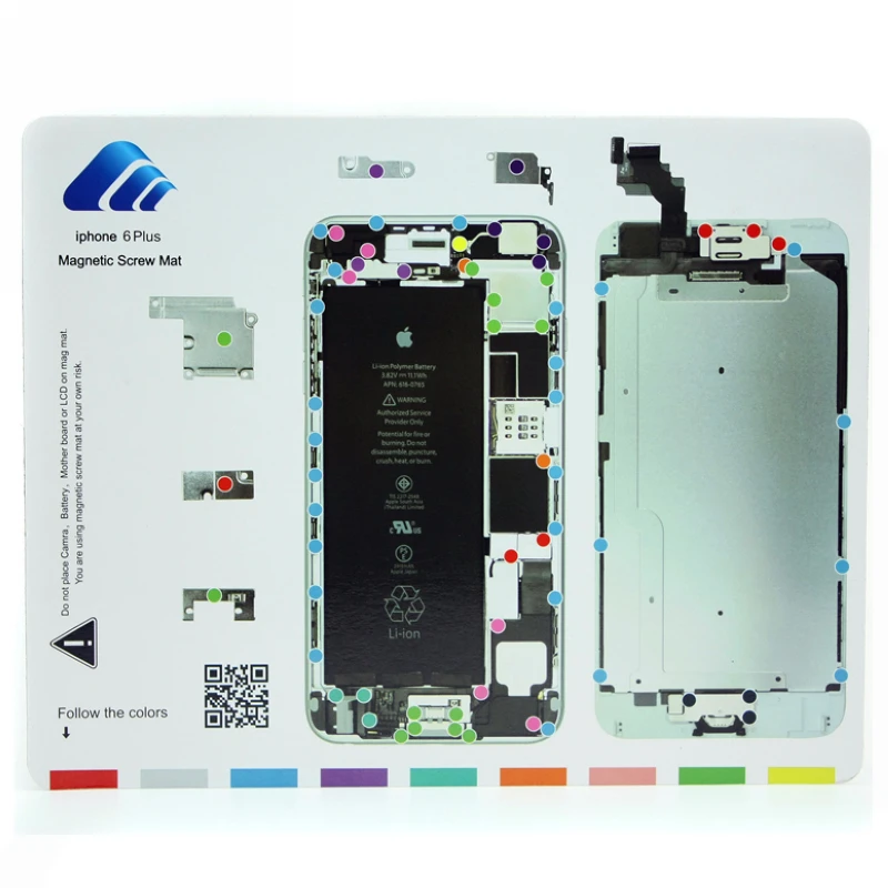 Magnet Repair Tools Guide Pad Screw Keeper Chart Mat for iPhone 5s 6 7 8 Plus X