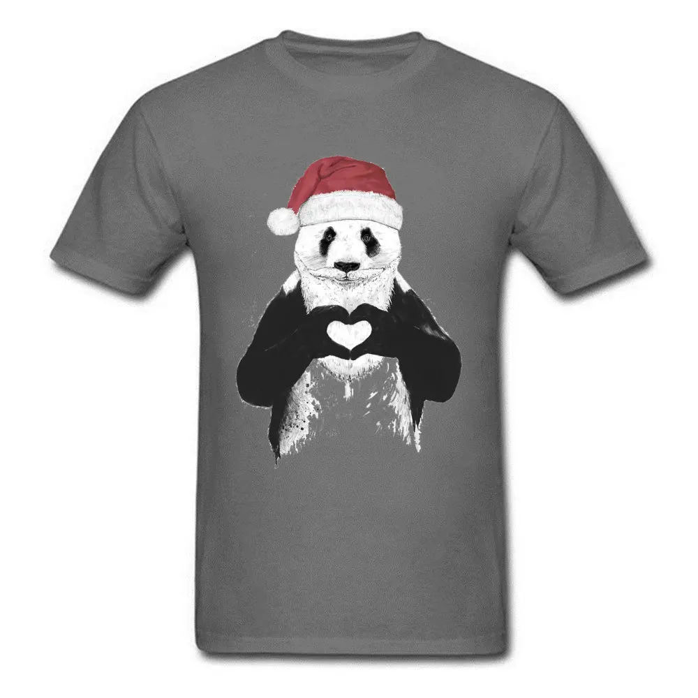 Tops T Shirt Santa-Panda190619 Tops T Shirt Labor Day Latest Casual Short Sleeve Pure Cotton Crewneck Men's T Shirts Casual Santa-Panda190619 carbon