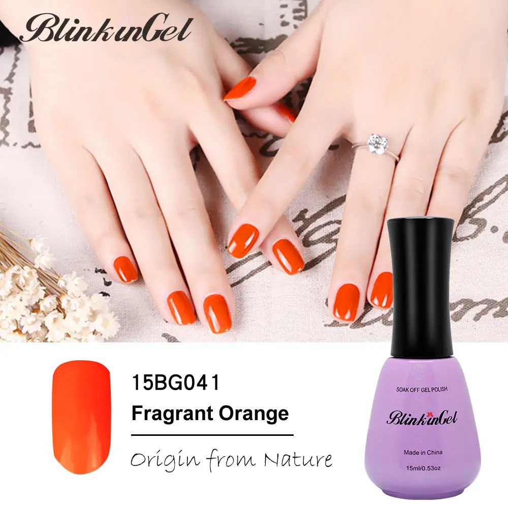 BlinkinGel 1 шт. мульти гель лак для ногтей набор цветов Перманентный лак для ногтей с матовым лаком для ногтей Цвет в смолы 15 мл - Цвет: 041