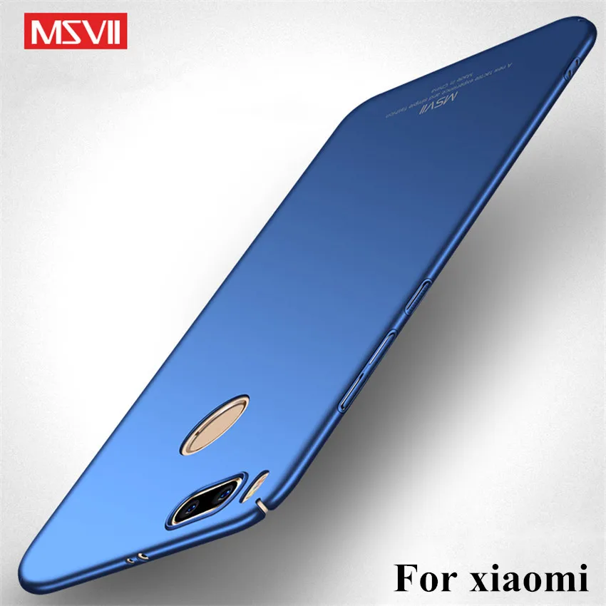 Чехол MSVII для Xiaomi mi6 Mi5x miA1 mi5 mi5S чехол с полной защитой жесткая матовая задняя