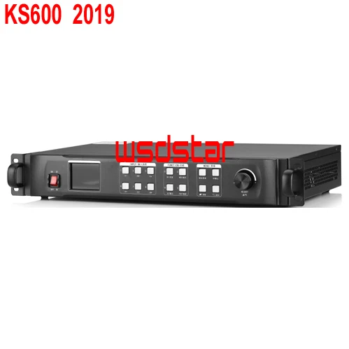 

KYSATR KS600 LED video processor scaler 1920*1200 Support 2 sending cards DVI VGA HDMI LED video wall controller Nova and Linsn