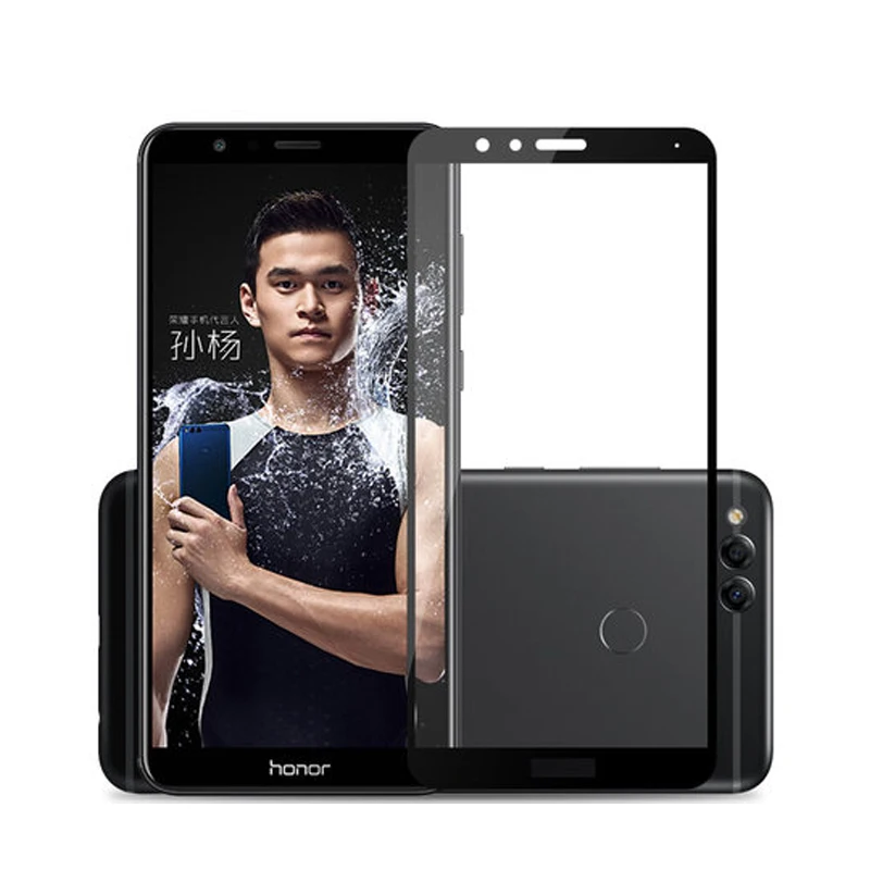 Полное покрытие для huawei honor 7x стекло закаленное стекло для huawei honor 7x 7 x защита экрана glas защитная Пленка чехол для телефона