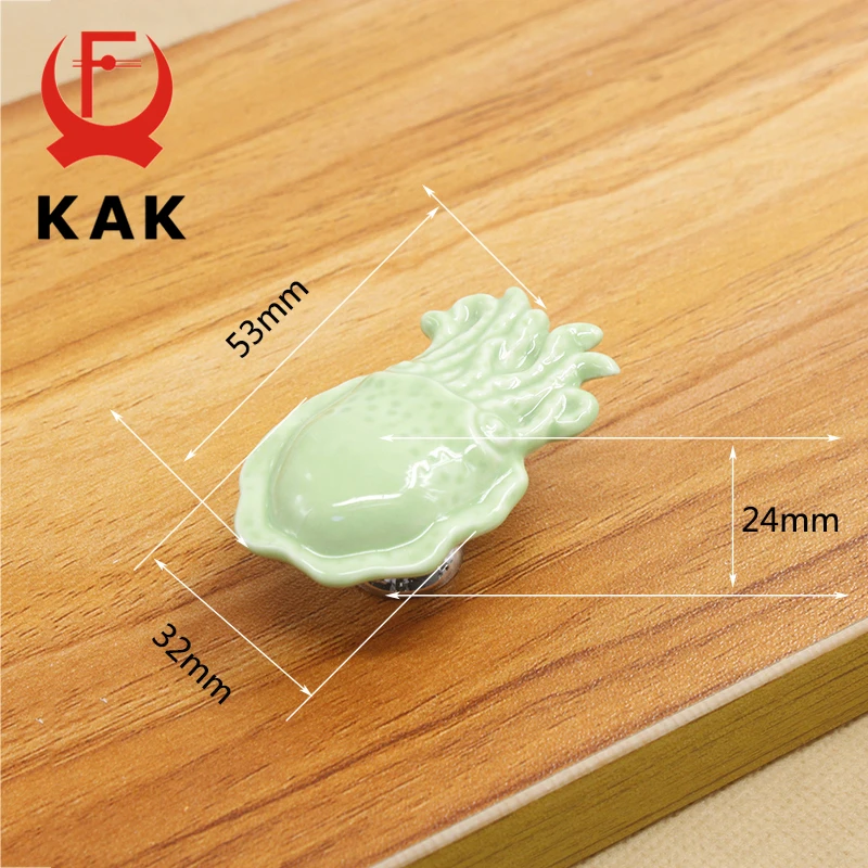 KAK мультяшный осьминог ручка для шкафа кухонные ручки милая мебели детской