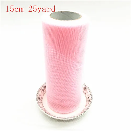 25yard c10 15 см 10/25 Ярдов Блестящий рулон тюля с блестками катушка пачка Свадебная отделка органзы лазер DIY ремесло день рождения поставки - Цвет: 25yard c10