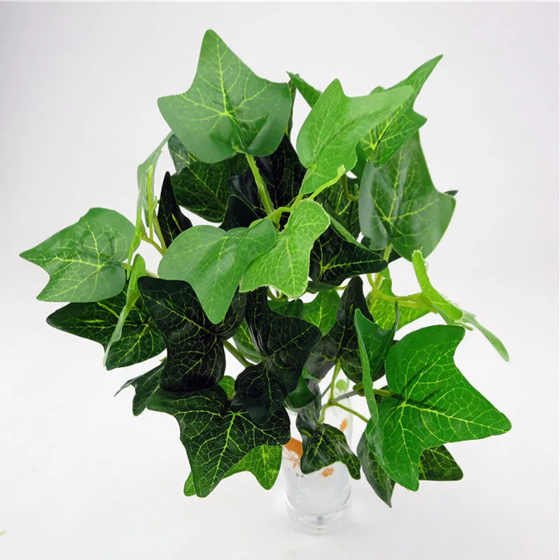 2 шт./компл. искусственные растения для наружного офис садовый декор поддельные цветы лист сделать Связки листьев искусственные растения