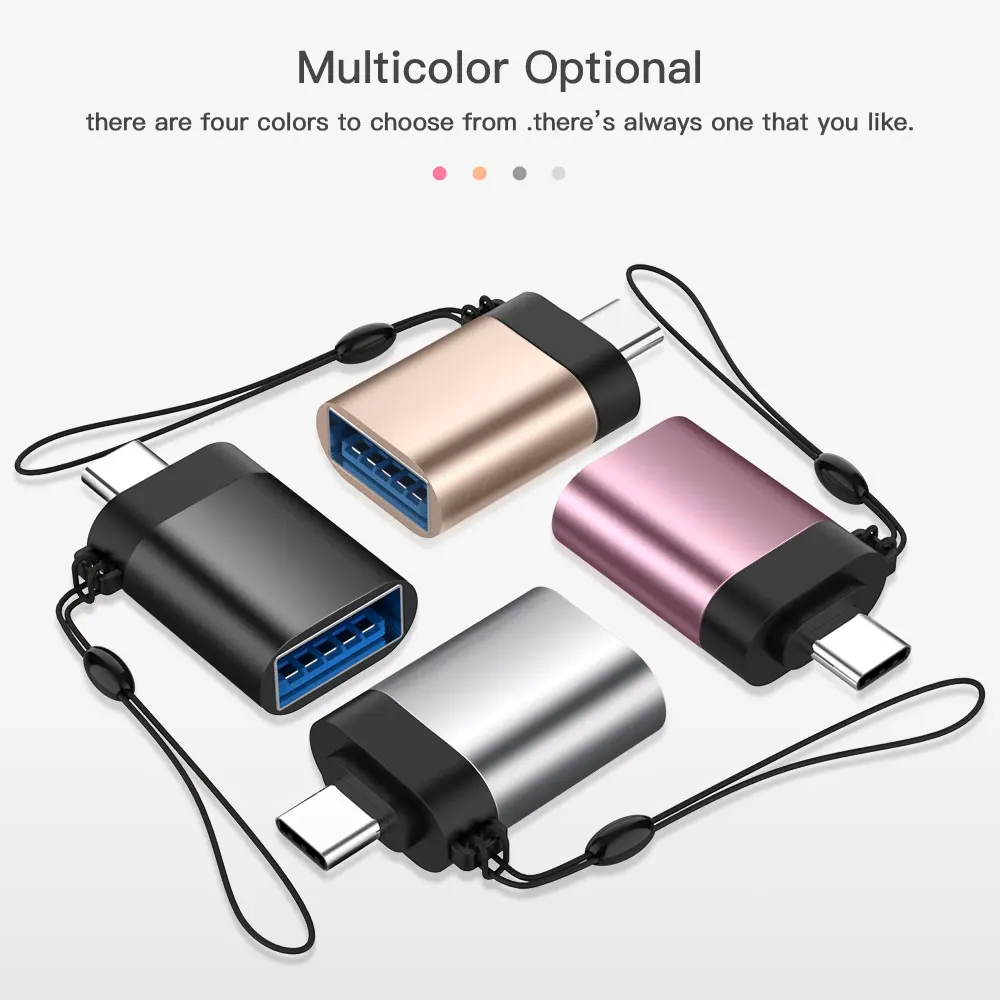 OTG type-c usb c адаптер micro type c usb-c usb 3,0 зарядный преобразователь данных для samsung S9 S8 huawei P20 MacBook Pro usb-c переходник