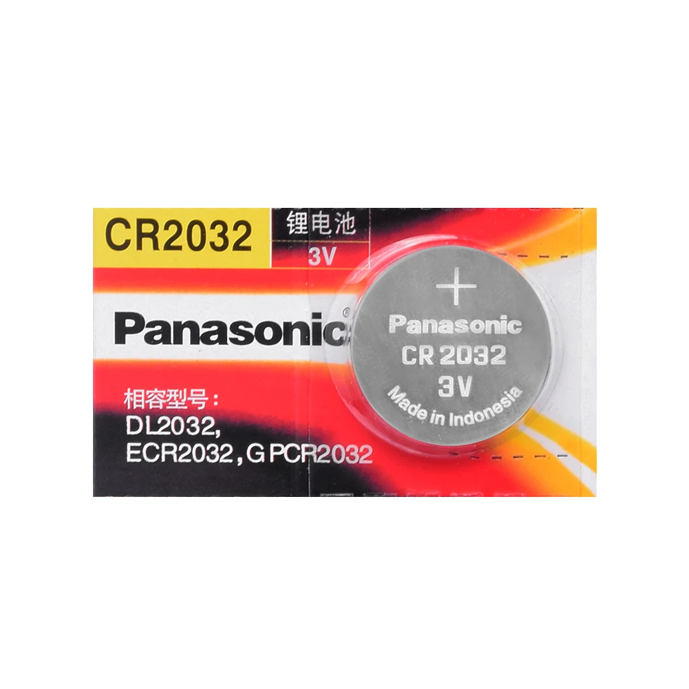 PANASONIC 1 шт. cr2032 DL2032 ECR2032 5004LC KCR2032 BR2032 3 в кнопочные батарейки для часов, игрушечных автомобилей