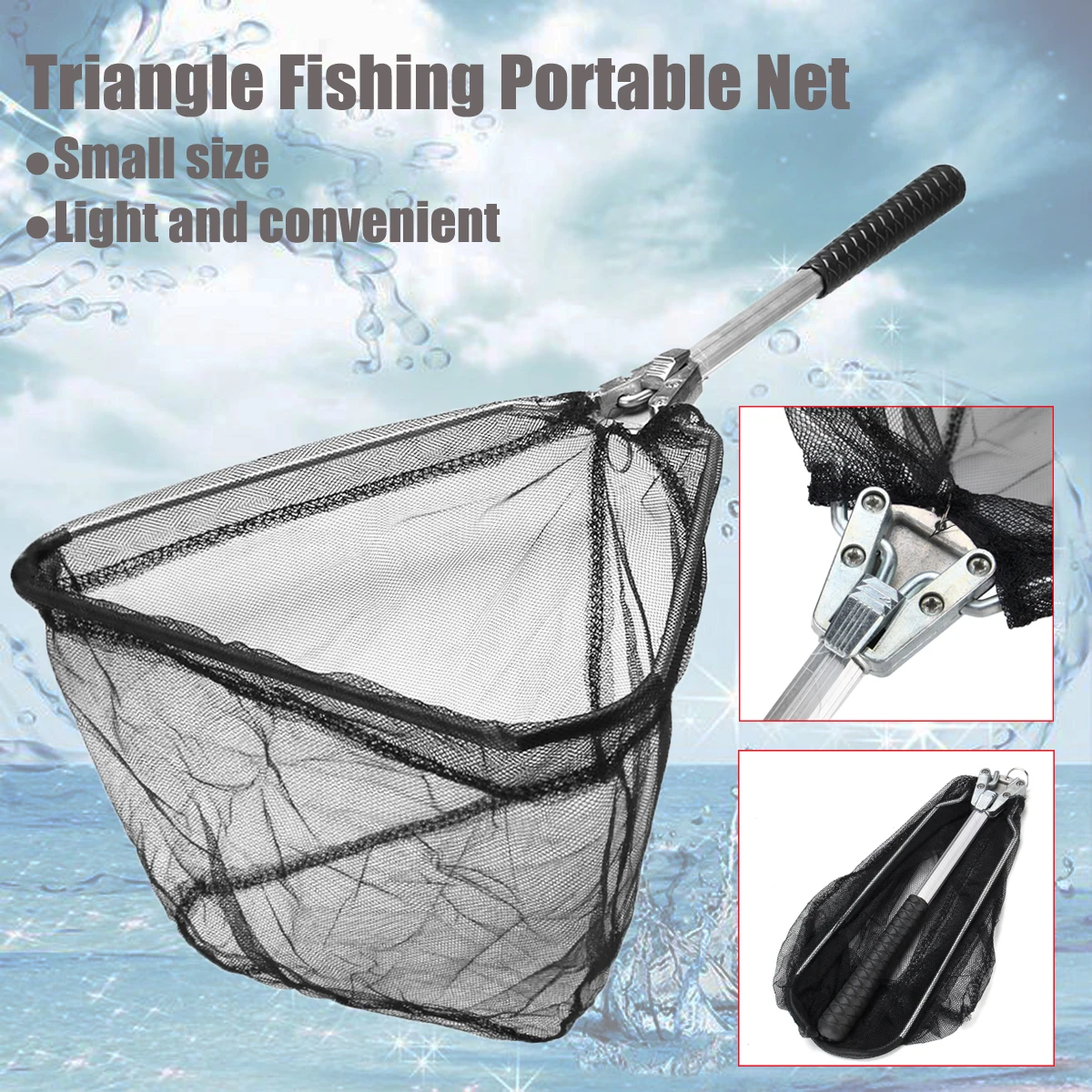 

Fly Fishing Trout Landing Net Nylon Mesh Trout Catch Release Scoop Net Fish Hold Brail Fishing Network