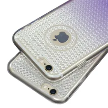 Luxury Glitter Bling Soft TPU Silicon Gradient Phone Case For iphone 5 5G 5S SE 6 6G 6s Plus Colorful Rubber Silicon Back Cover
