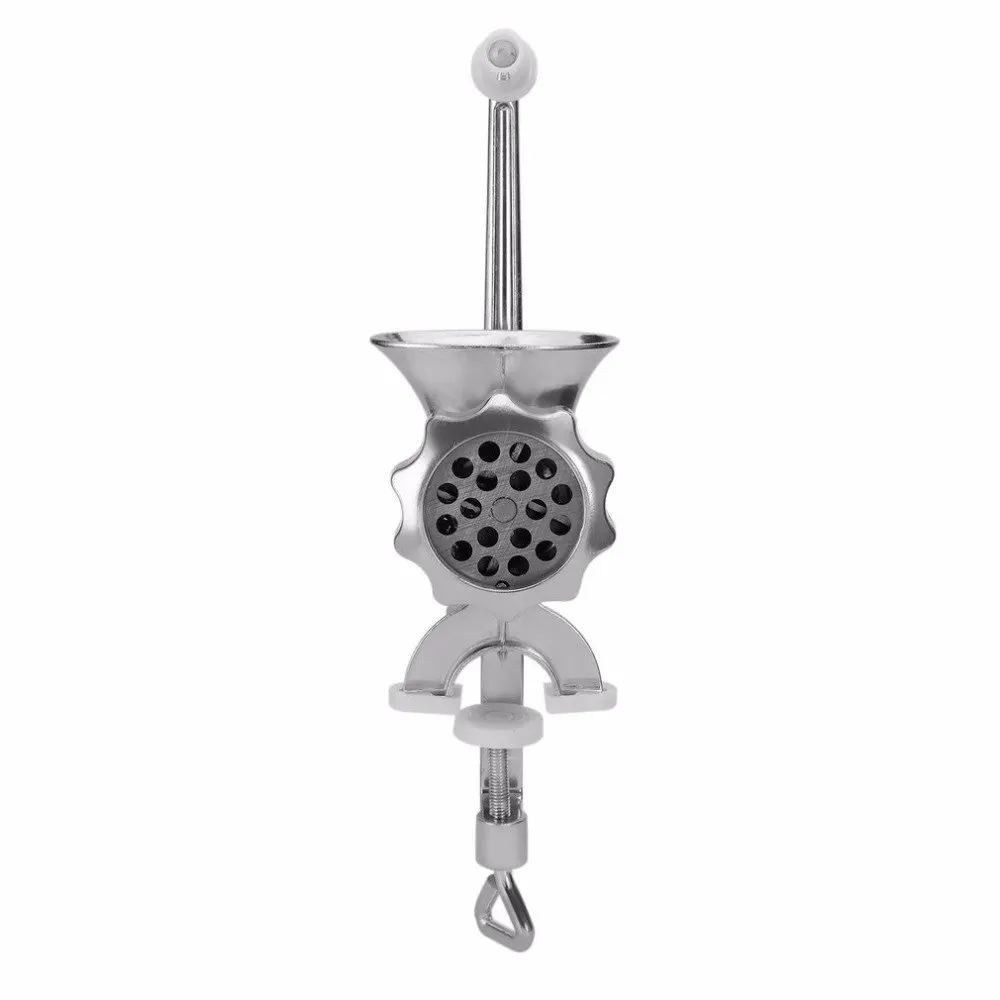

Hand Cast Manual Meat Grinding Machine Household Meat Sausage Filler Machine Aluminum Alloy Twist Filling Garlic Cutter