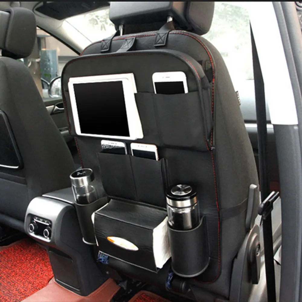 YOSOLO Car Back Seat Organizer Interior Accessories Universal Pockets Storage Bag Stowing Tidying Car-styling