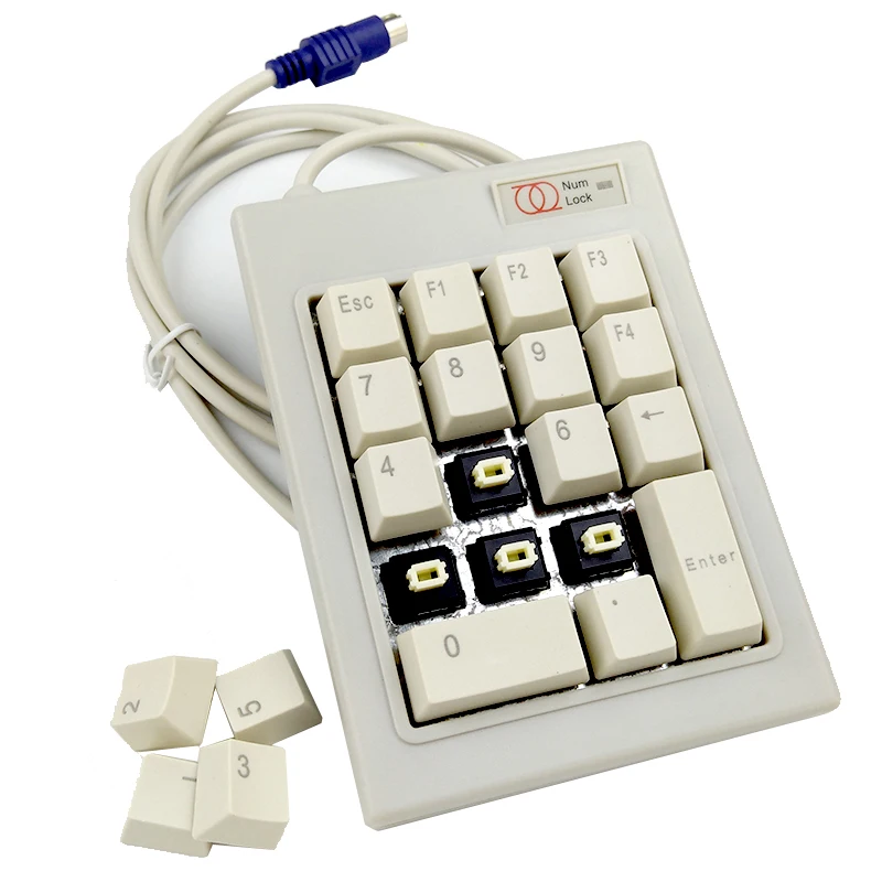 18 Keys PS/2 ESC Key Wired Mechanical Password Finance