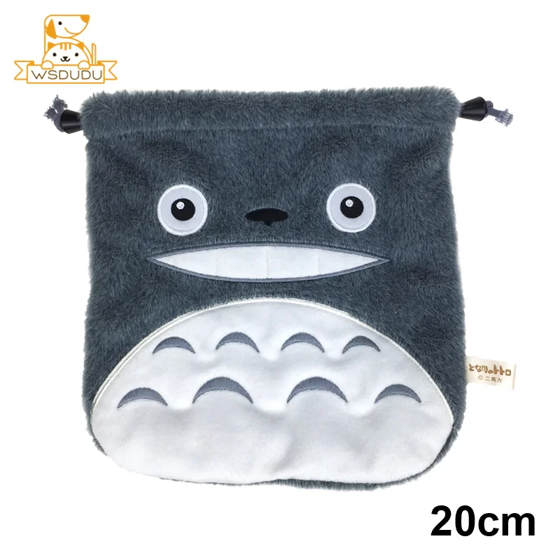 Сумка на шнурке totoro stitch Kobito плюшевый Чехол кошелек сумка чучело Кукла Монета чехол мультфильм милый мини Ткань Хлопок Чехол - Цвет: Totoro