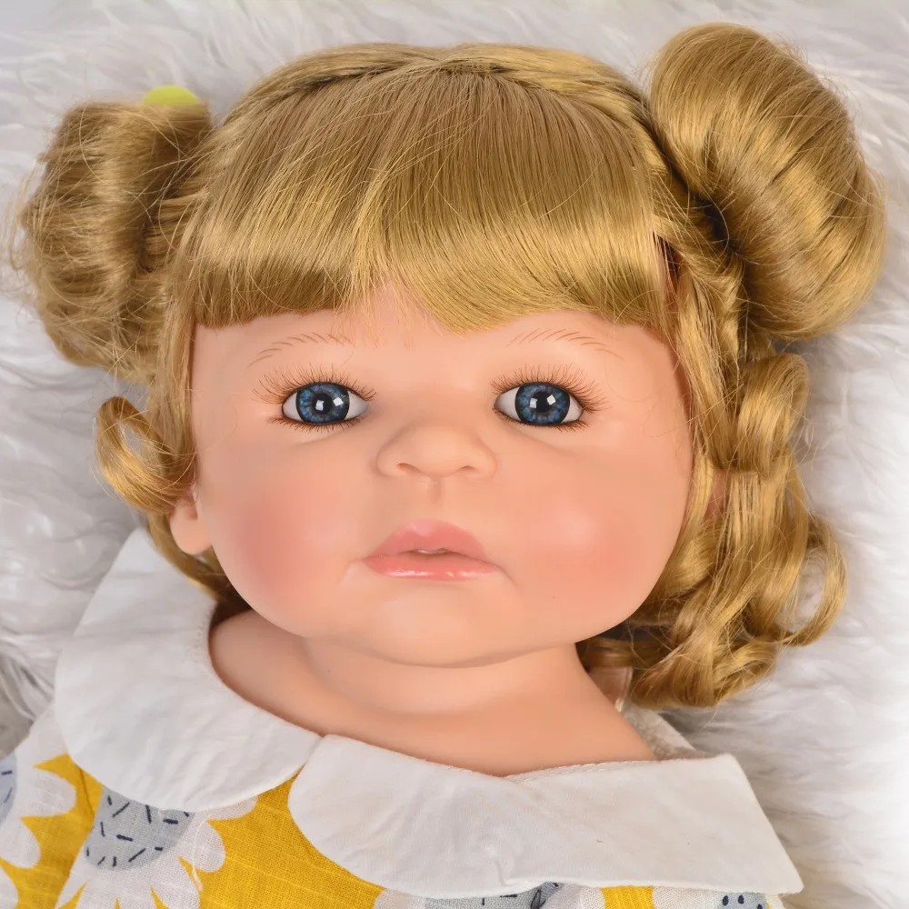 55 см полное Силиконовое боди Reborn Baby Doll игрушка для девочки виниловая новорожденная принцесса bebes возрожденная менина can bathe boneca подарки