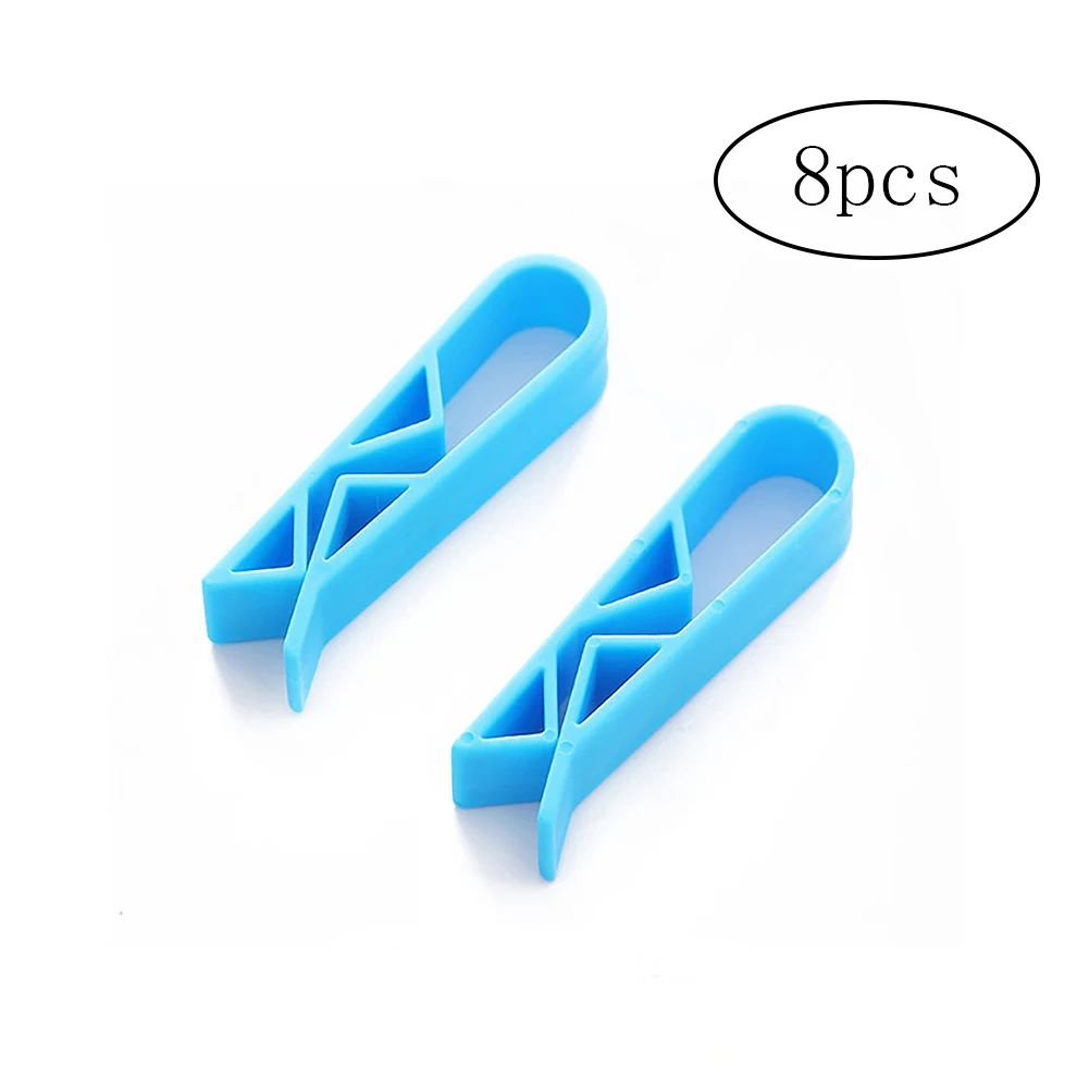 

8Pcs Household Garbage Basket Can Waste Bin Dustbin Trash Can Junk Edge Bag Barrel Clip Clamp Plastic Lock Holder Hot Design Pra